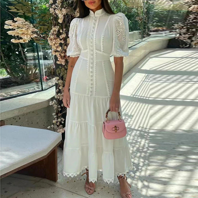 Robe Élégance Bohème – Taille Cintrée & Détails Raffinés