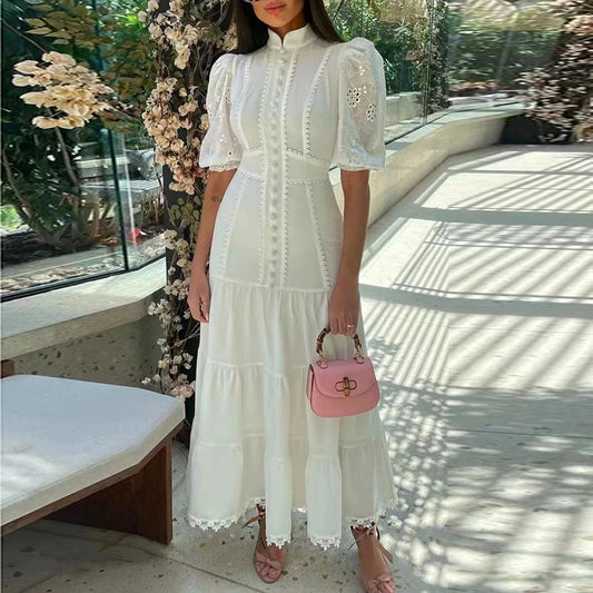 Robe Élégance Bohème – Taille Cintrée & Détails Raffinés