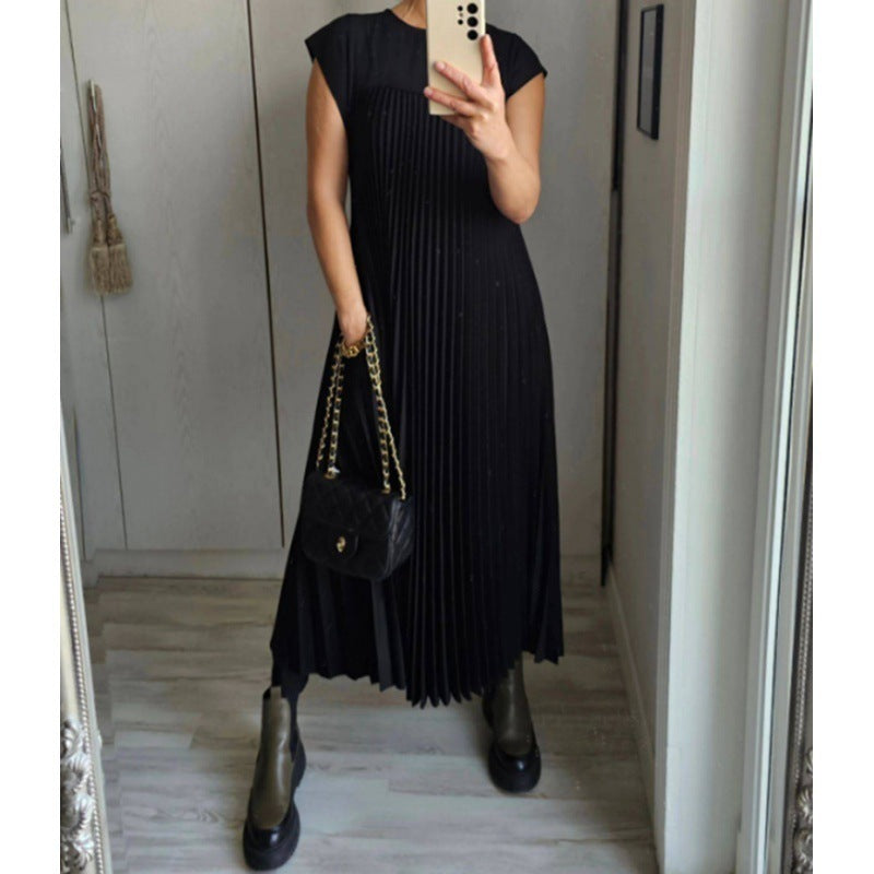 Robe Longue Plissée Élégante – Style Chic & Confort Absolu