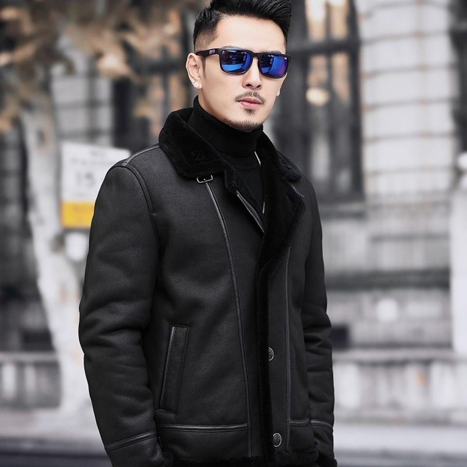 Manteau Court en Cuir Véritable pour Homme – Luxe, Style et Confort