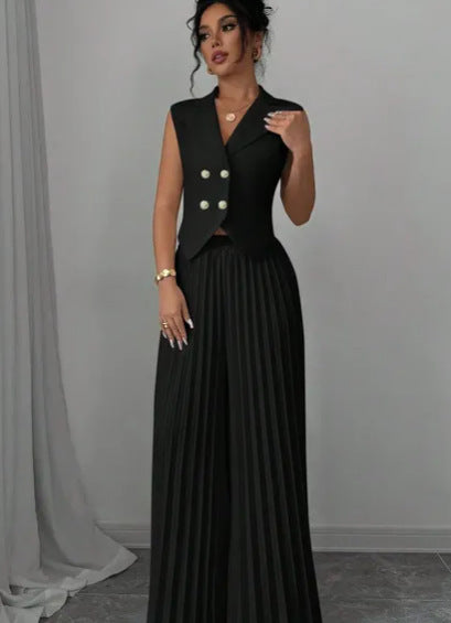 Ensemble d'Été Sans Manches – Élégance et Confort pour un Look Tendance