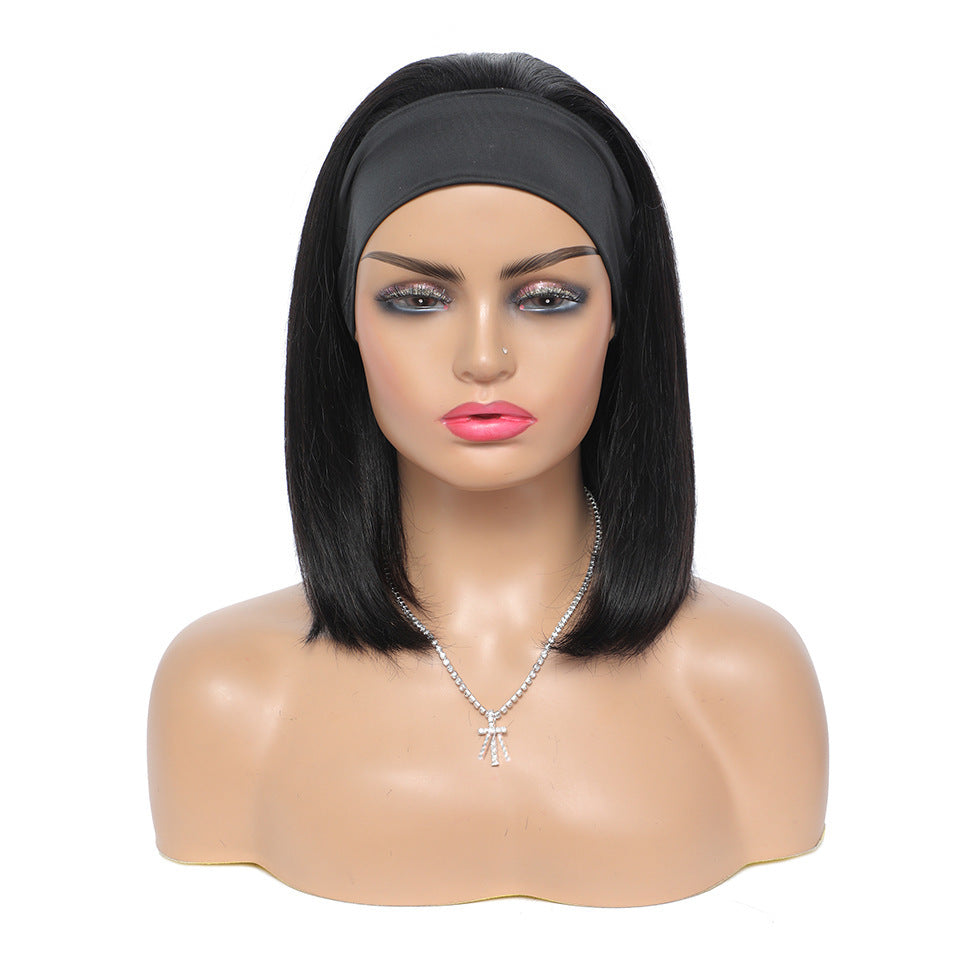 Perruque Bandeau Bob – Look Léopard Chic & Pratique