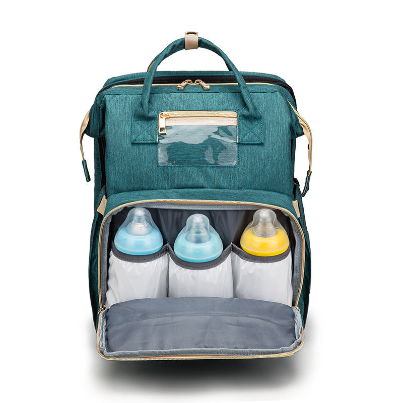 Sac à Dos Bébé Multifonction – Lit Portable + Port USB