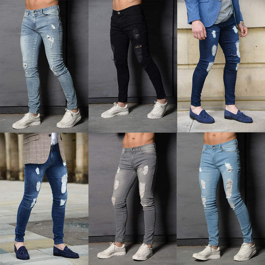 Jean Slim Déchiré Homme – Collection Streetwear