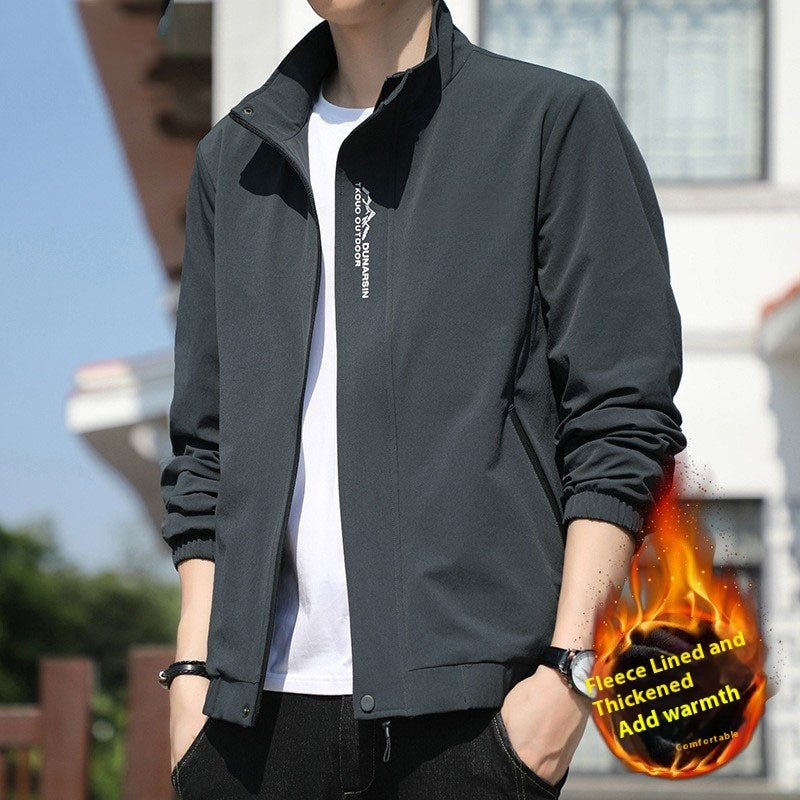 Veste Casual Homme à Col Montant – Style Urbain & Confort Quotidien