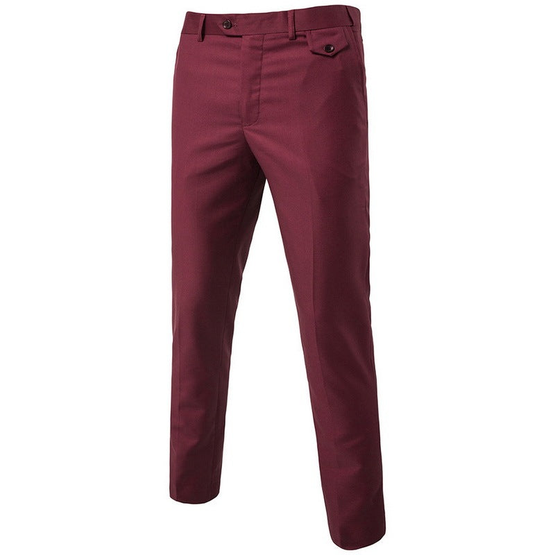Pantalon Habillé Homme Coupe Droite – Élégance & Confort