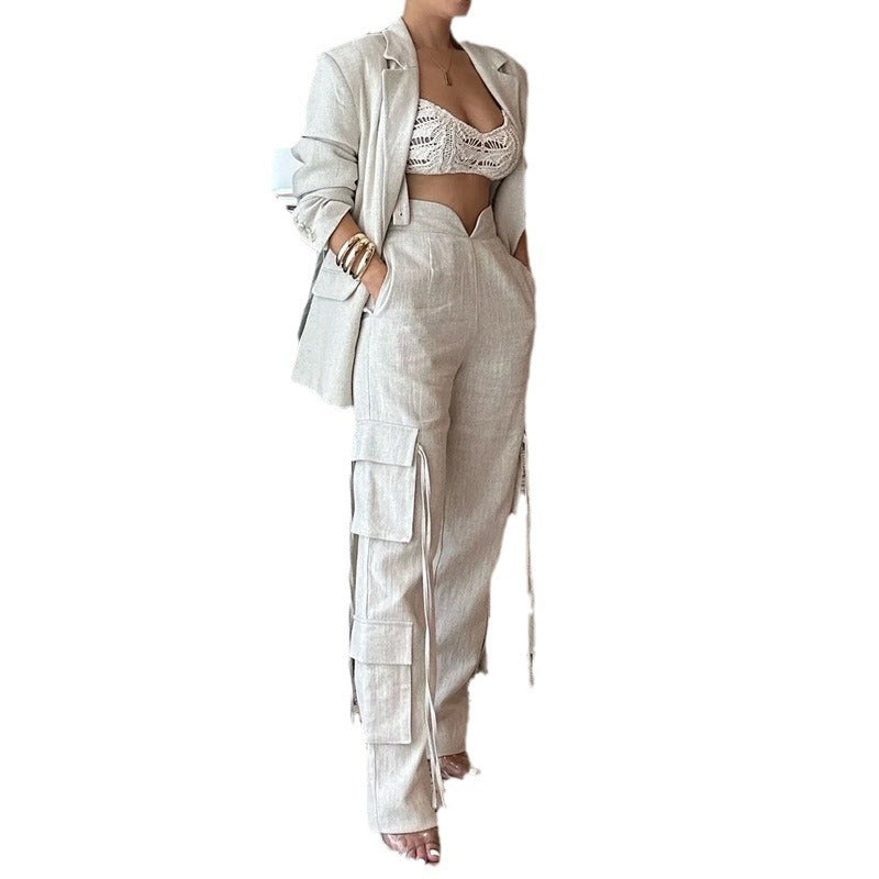 Ensemble Tailleur Femme – Cargo Couture Élégance
