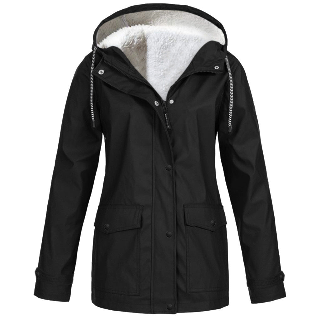 Parka Imperméable Doublée Polaire Femme