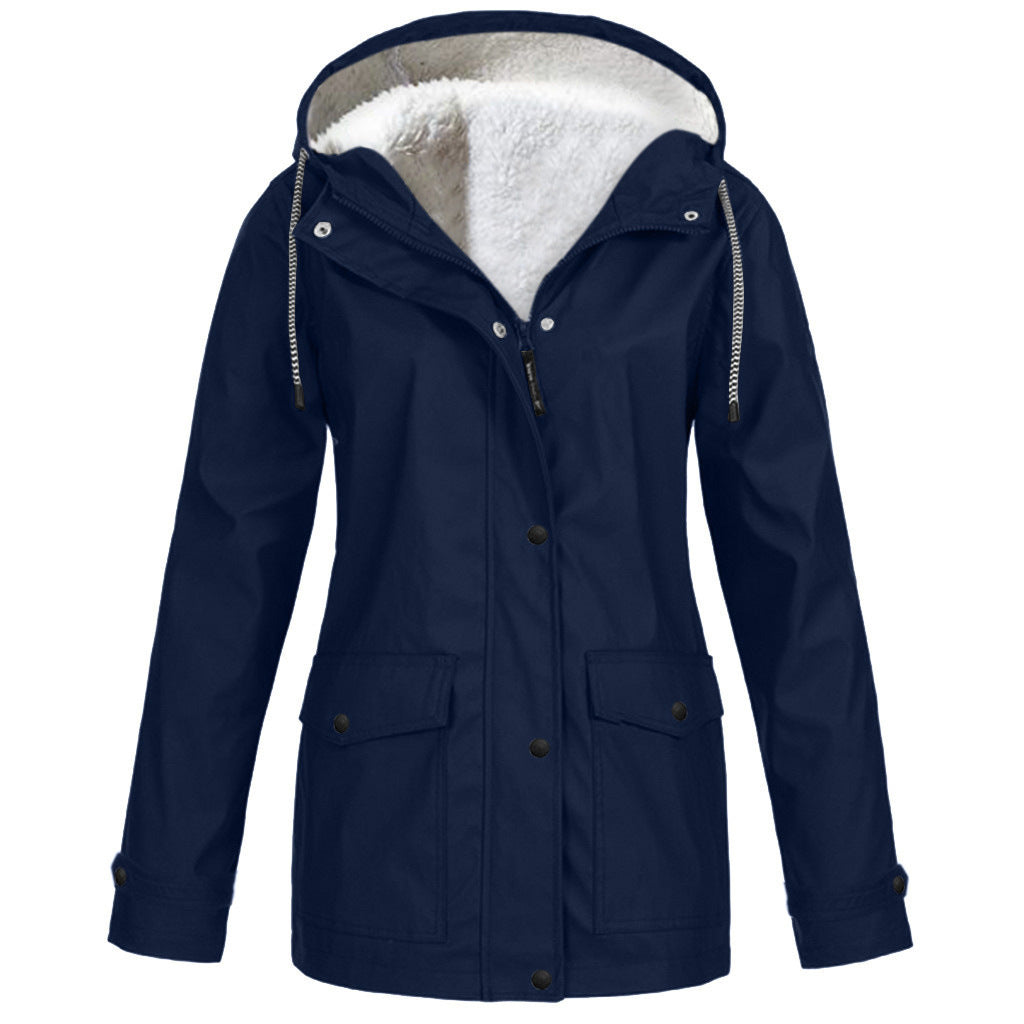 Parka Imperméable Doublée Polaire Femme