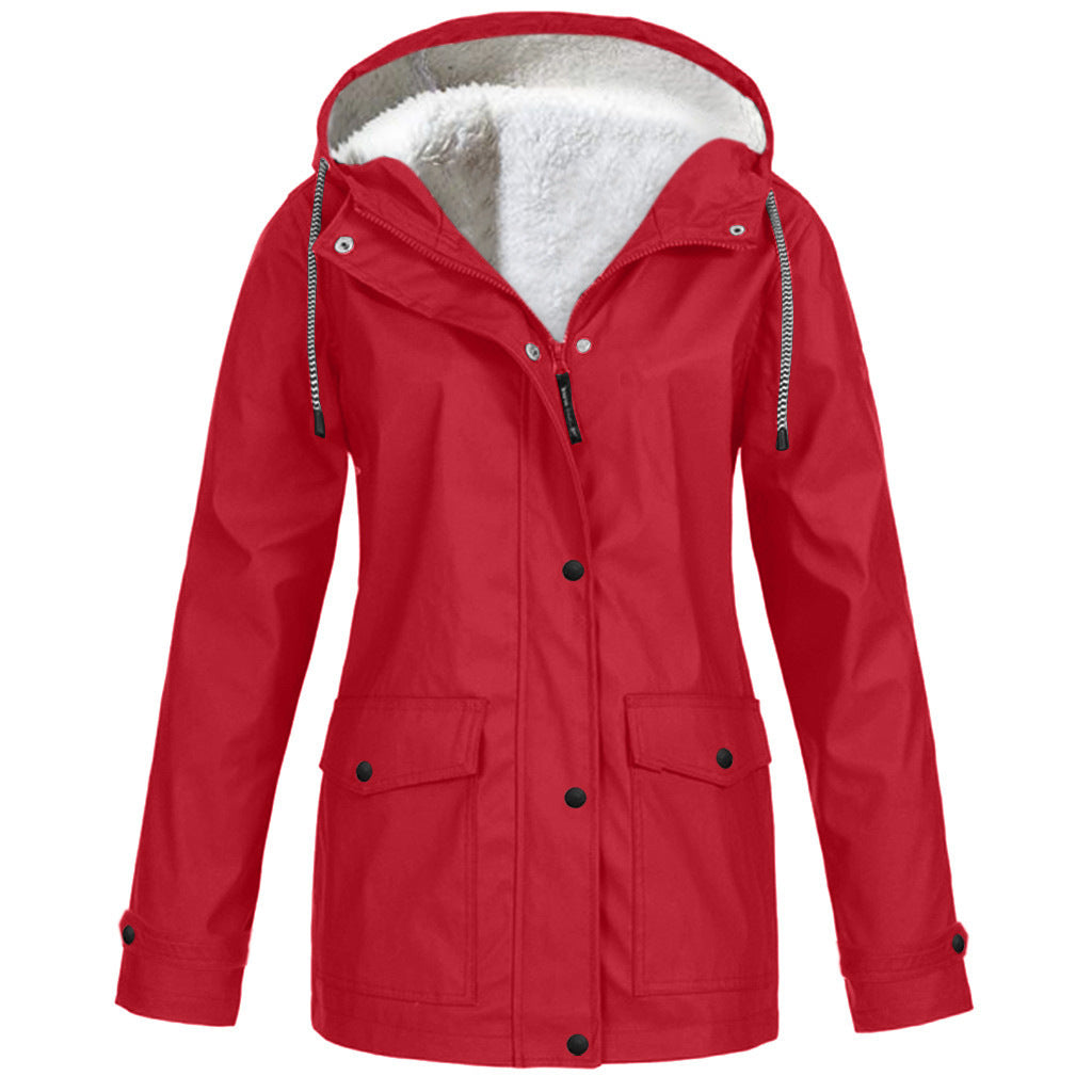 Parka Imperméable Doublée Polaire Femme