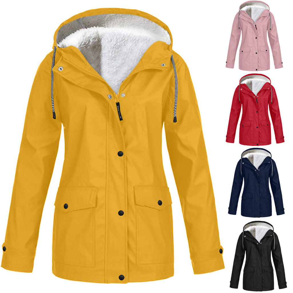 Parka Imperméable Doublée Polaire Femme