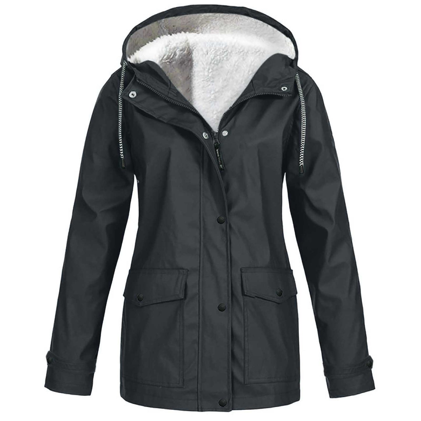 Parka Imperméable Doublée Polaire Femme