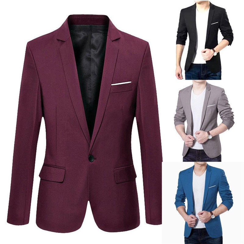 Blazer slim homme multi-couleurs, coupe moderne et look soigné