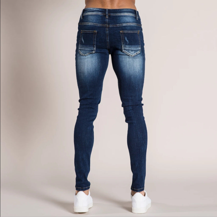 Jean Slim Déchiré Homme – Confort et Style Urbain