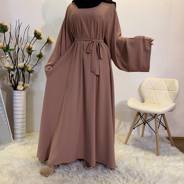 Robe Abaya Élégante pour Femme – Longue et Fluide, Style Dubaï