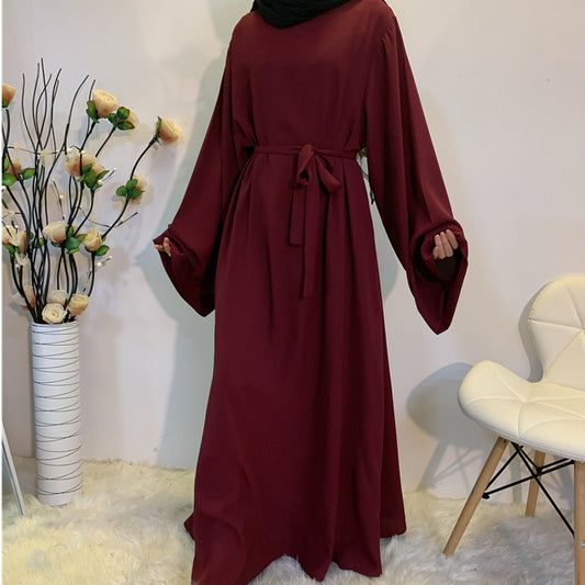 Robe Abaya Élégante pour Femme – Longue et Fluide, Style Dubaï