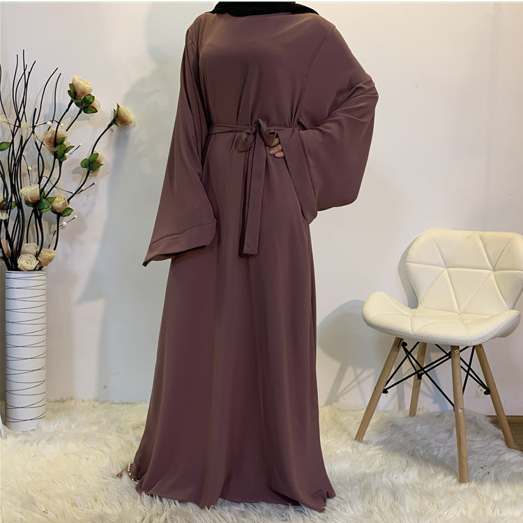 Robe Abaya Élégante pour Femme – Longue et Fluide, Style Dubaï