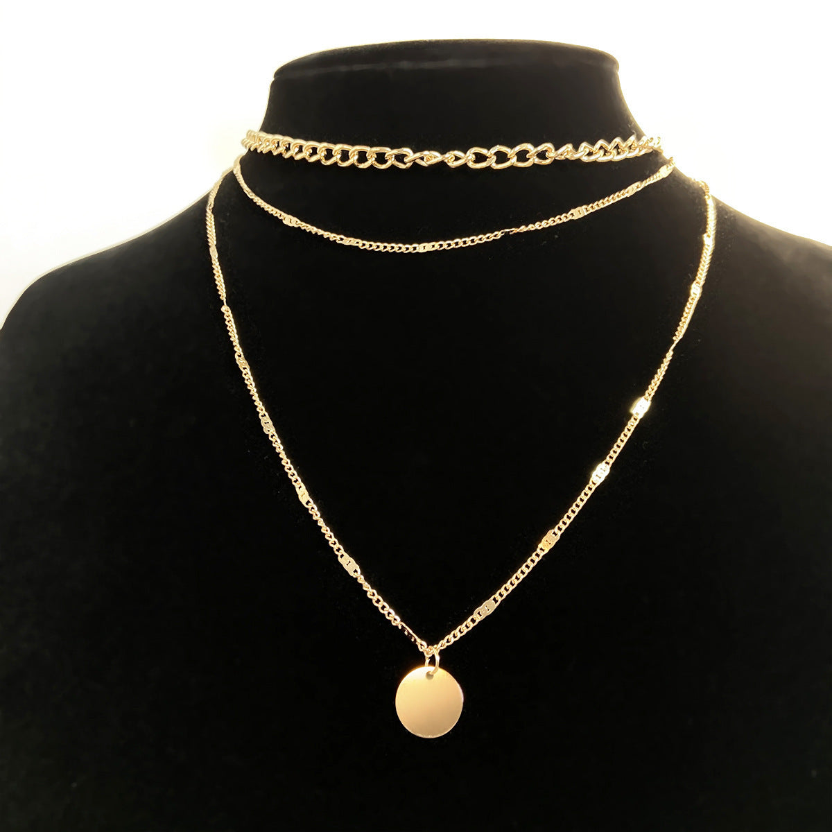 Collier Multi-Rangs Femme – Élégance Dorée & Style Chic