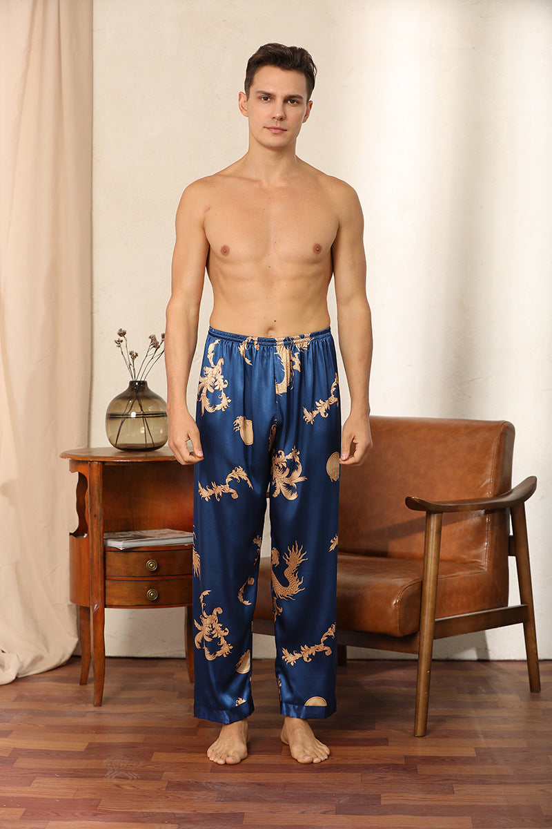 KIMONO PYJAMA HOMME EN SATIN – STYLE ASIATIQUE LUXUEUX