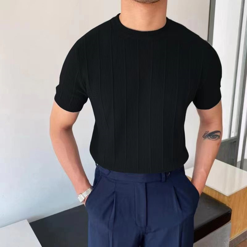 T-shirt Homme Chic à Rayures – Style & Conf