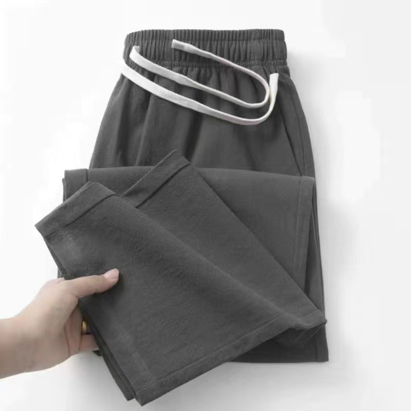 Pantalon Décontracté Homme – Taille Élastique – Confort & Style Été
