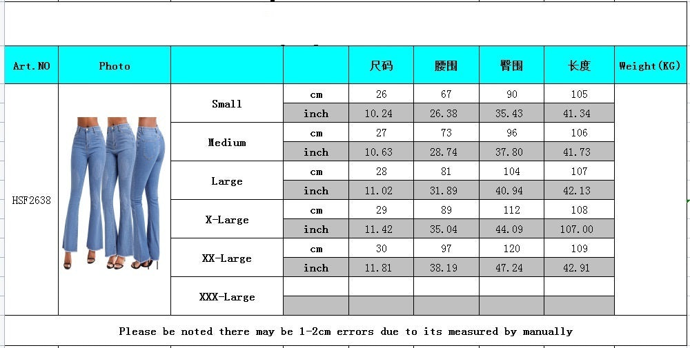 Jean Évasé Taille Haute – Style Années 70 Revisité