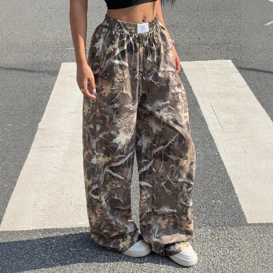 Pantalon Cargo Camouflage Femme – Streetwear Tendance et Confort Absolu