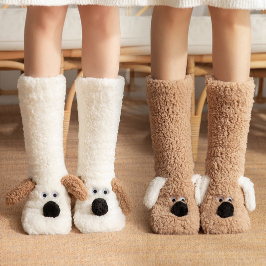 Chaussettes Peluche DogWarm™ – Confort Doux & Hiver Cocooning