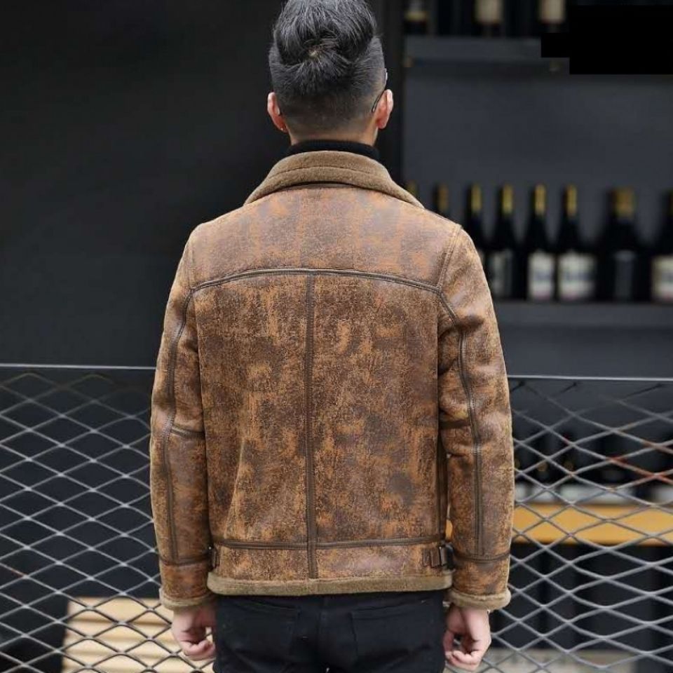 Manteau Court en Cuir Véritable pour Homme – Luxe, Style et Confort