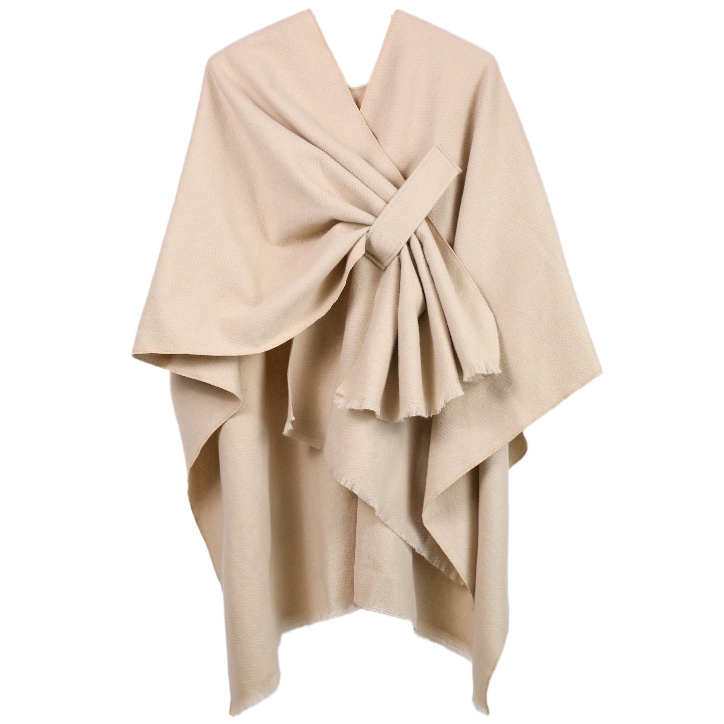 Cardigan Femme Châle Élégant – Poncho Oversize avec Ceinture, Confort et Style Automne Hiver