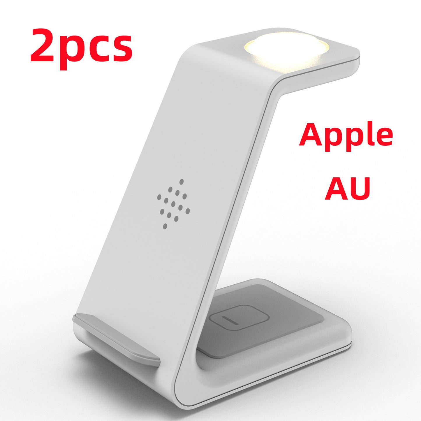 Chargeur Sans Fil 3 en 1 – Station de Chargement Rapide pour Smartphone, Montre et Écouteurs