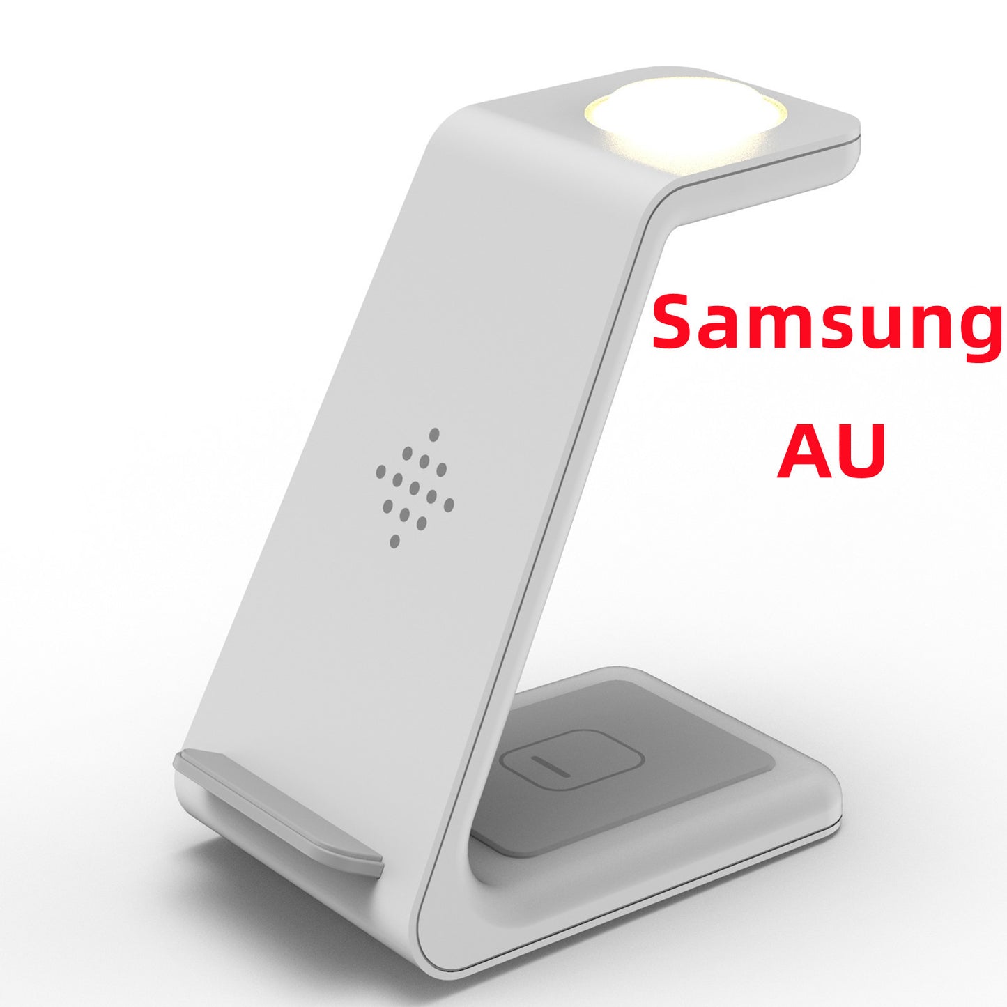 Chargeur Sans Fil 3 en 1 – Station de Chargement Rapide pour Smartphone, Montre et Écouteurs