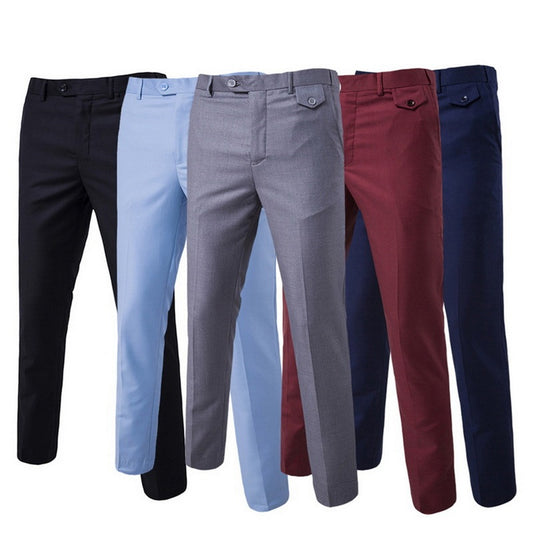 Pantalon Habillé Homme Coupe Droite – Élégance & Confort