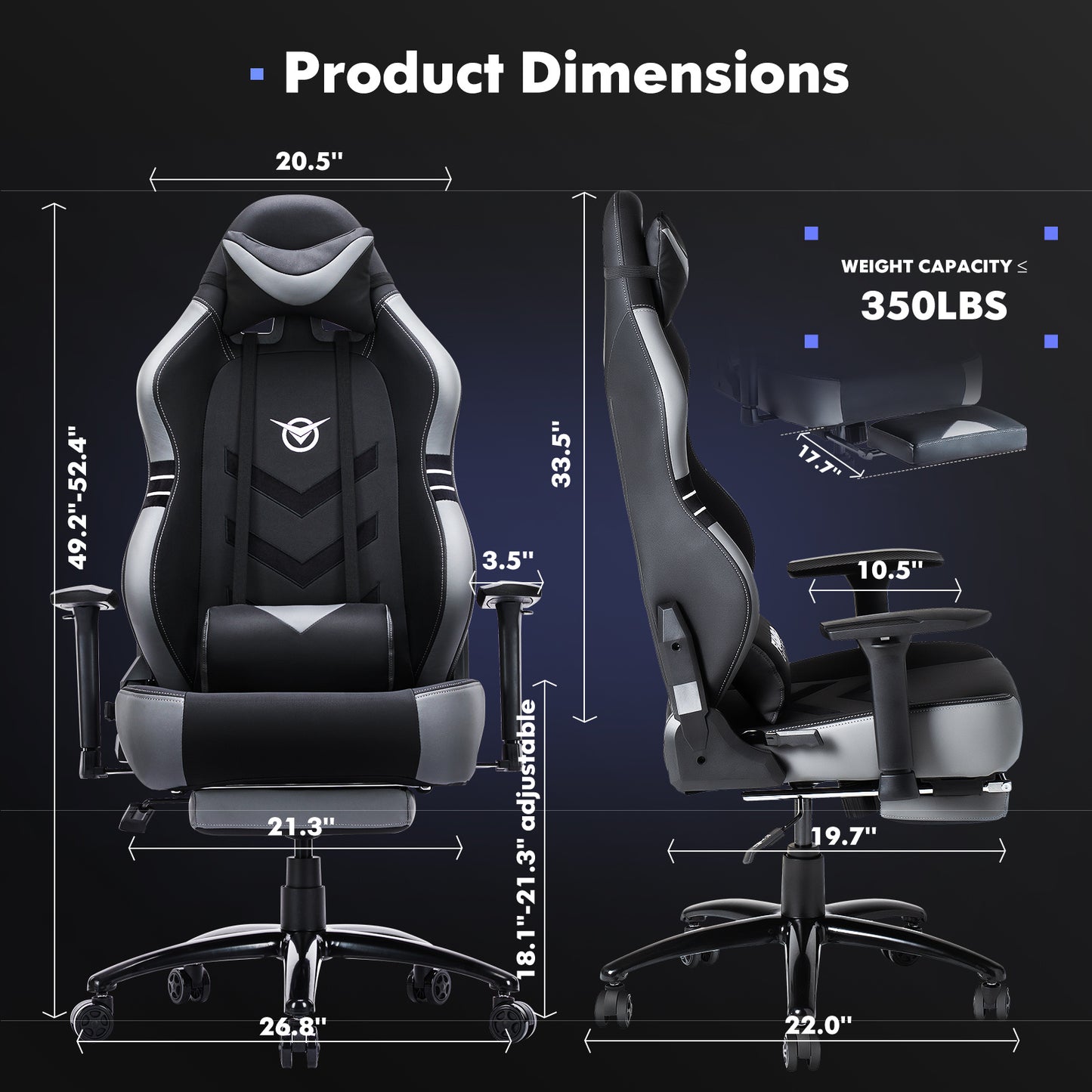 Fauteuil Gamer Ergonomique – XGAME Série Pro