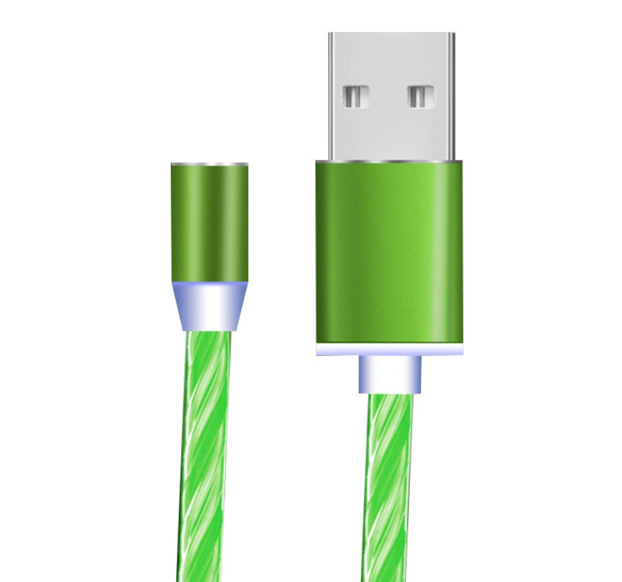 Câble Magnétique LED 3 en 1 – Charge Rapide & Design Futuriste