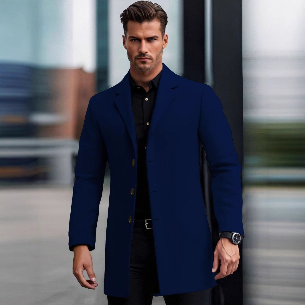 Manteau Camel “Prestige” – L’élégance virile