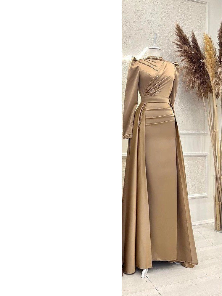 Robe de Soirée Élégante à Manches Longues – Chic et Polyvalente