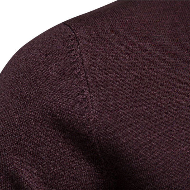Pull Homme Col Montant – Style Chic Décontracté – Automne & Hiver