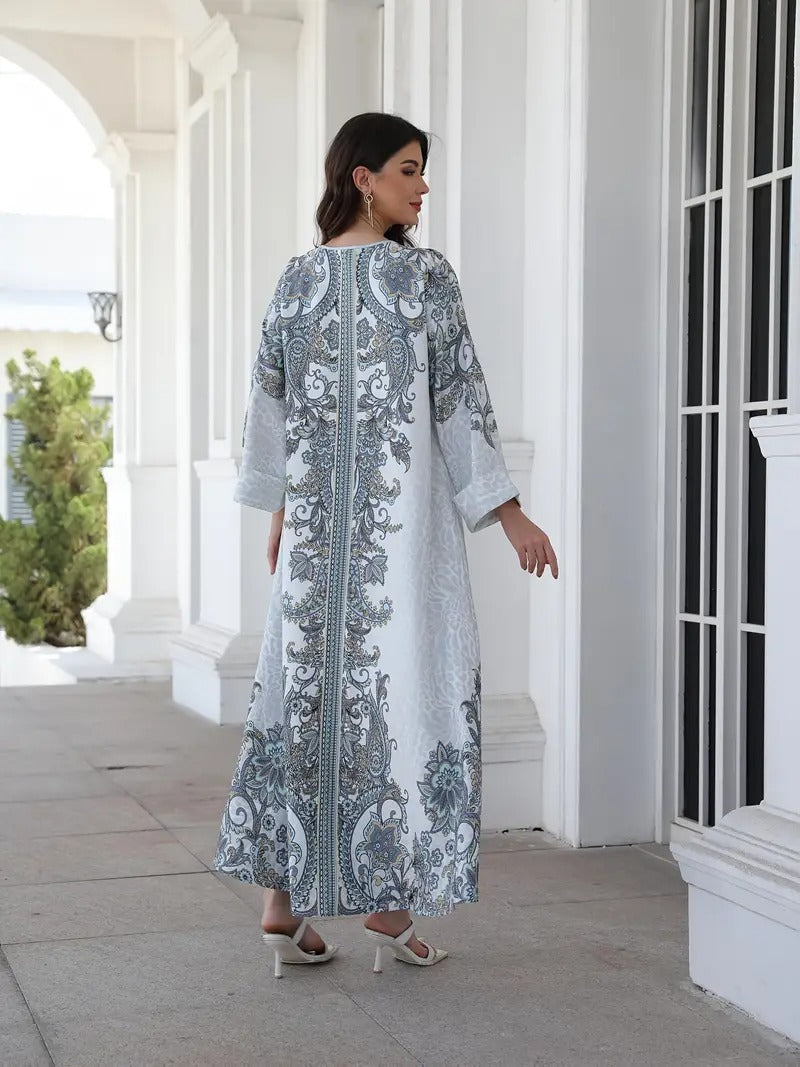 Robe Musulmane Brodée – Élégance Traditionnelle & Modernité