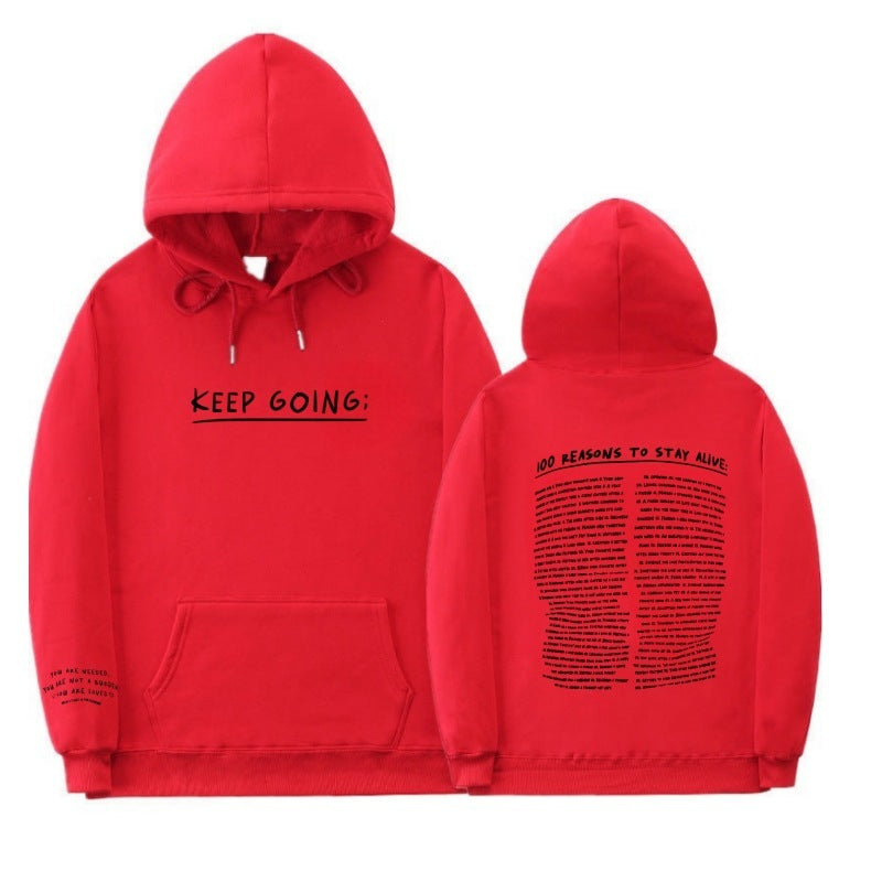 Hoodie "KEEP GOING;" – Motivation & Confort au quotidien