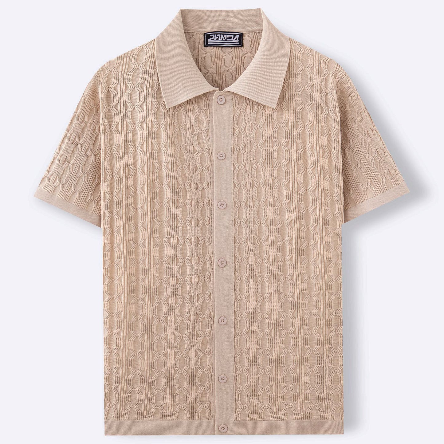 Chemise Tricotée Homme – Élégance Décontractée