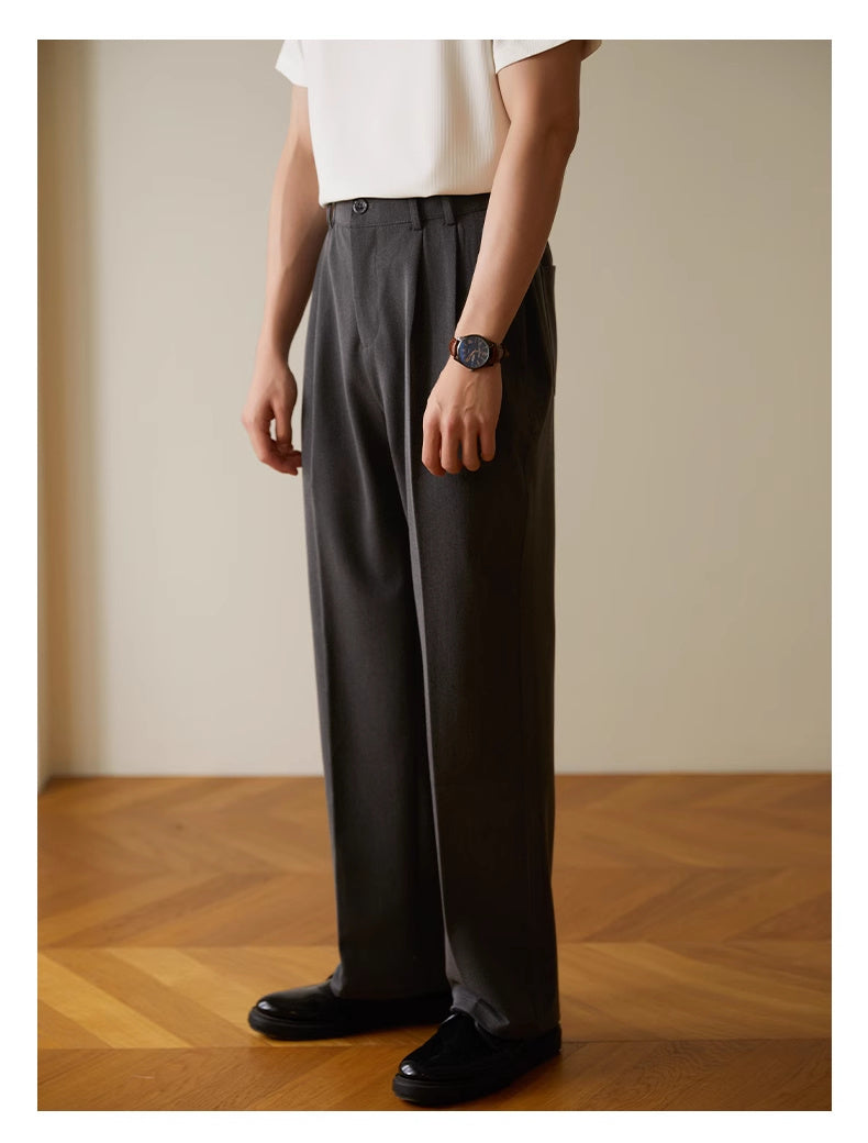 Pantalon Droit Élastique Business Casual – Confort & Élégance Quotidienne