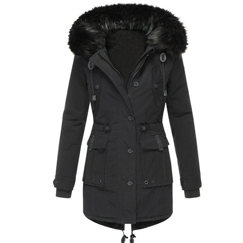 Parka Hiver Femme – Ultra chaude avec capuche à fourrure – Du S au 5XL