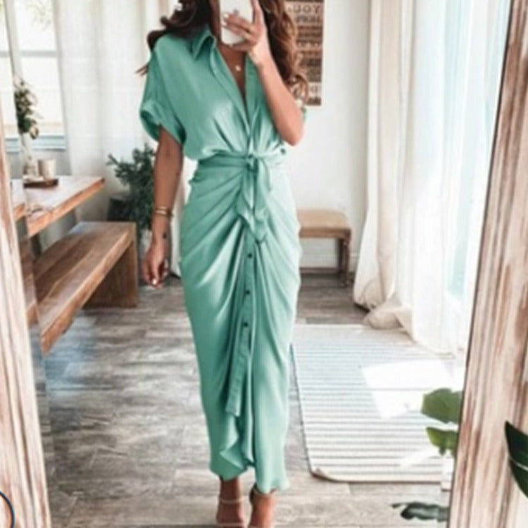Women's Elegant Long Coat – Tailored Fit Fall/Winter Trend