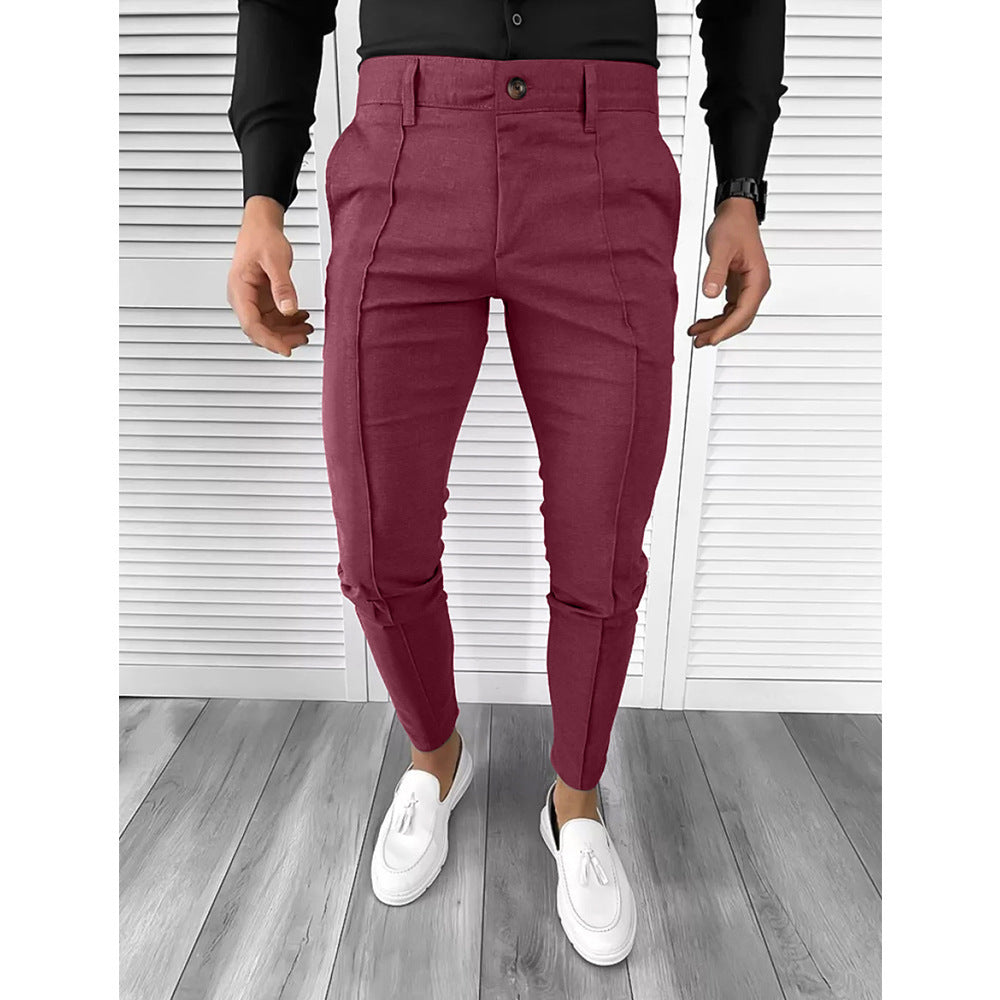 Pantalon Habillé Homme Coupe Droite – Élégance & Confort