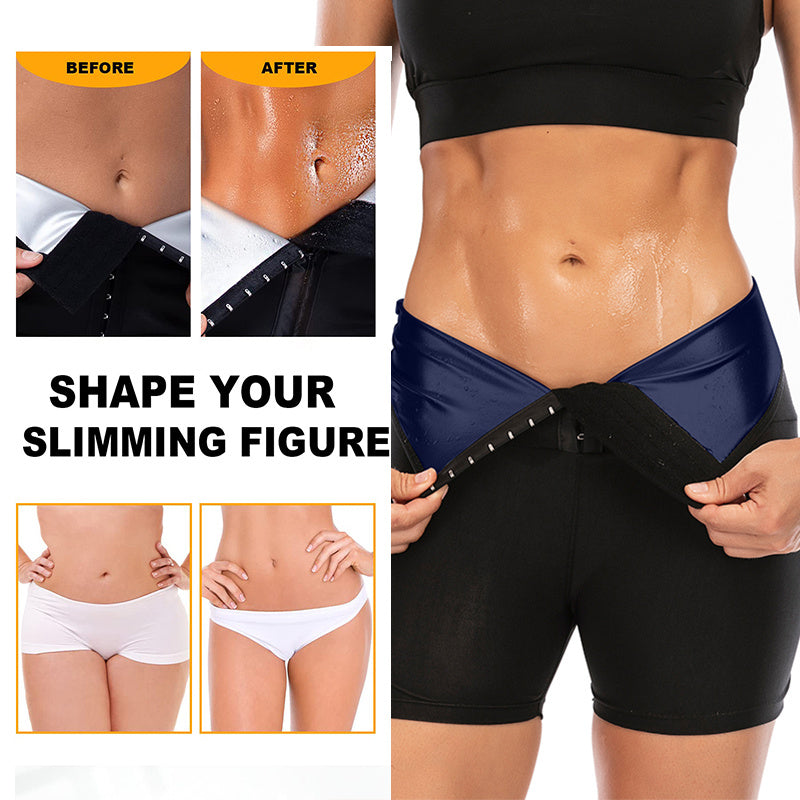 Short Gainant Sauna Femme – Taille Haute & Effet Minceur