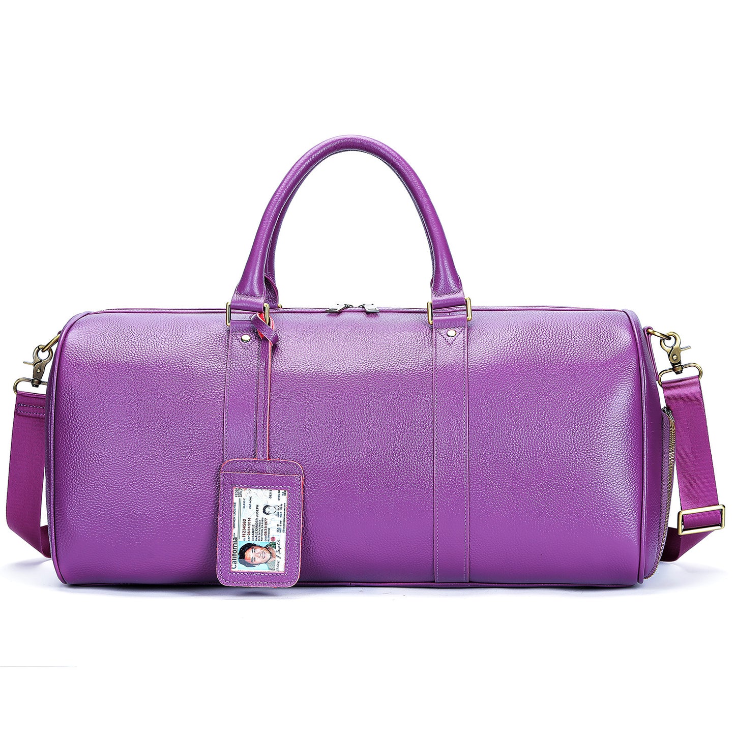 Sac de Voyage Homme en Cuir Véritable – Grande Capacité & Élégance