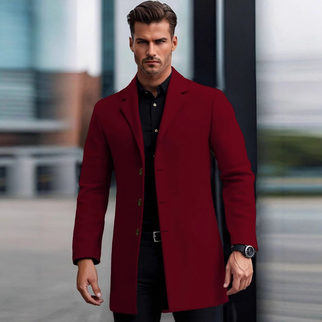 Manteau Camel “Prestige” – L’élégance virile