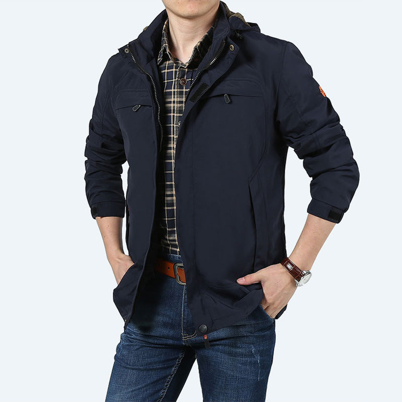 Veste Homme Printemps & Automne – Style Décontracté et Élégant