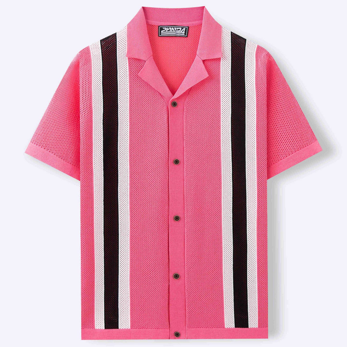 Chemise à Rayures Blanches et Bleues pour Homme - Élégance et Confort
